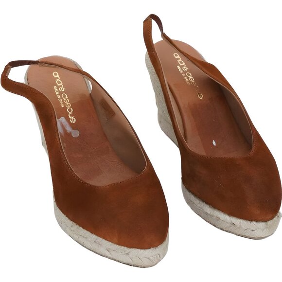 Andre Assous Shoes - Ladies Espadrille Slingback Wedge by Andre Assous, EU 39, US 6